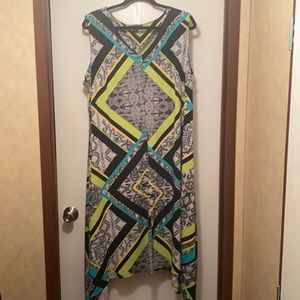 Dress, handkerchief hem